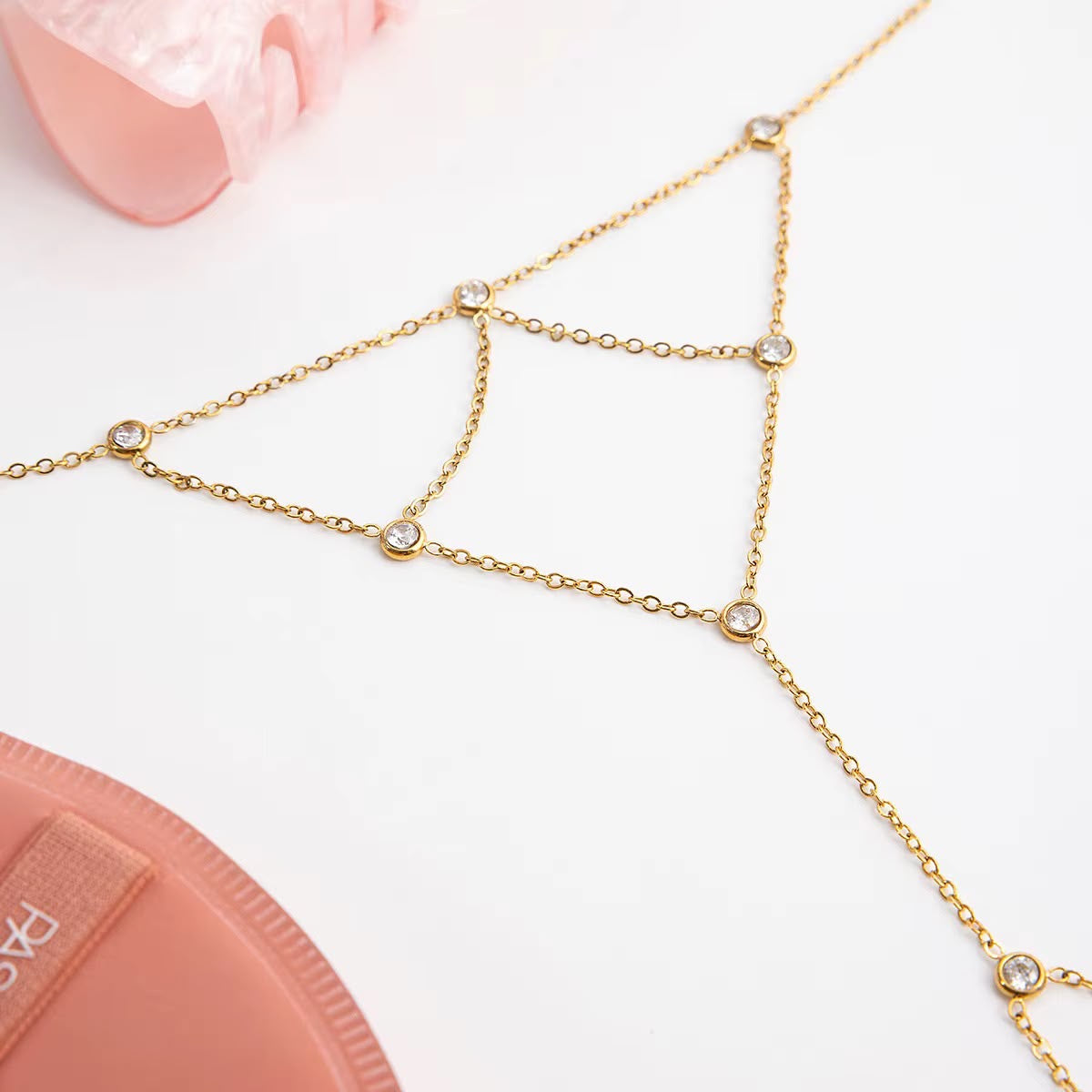 Selene Diamond Hand Chain