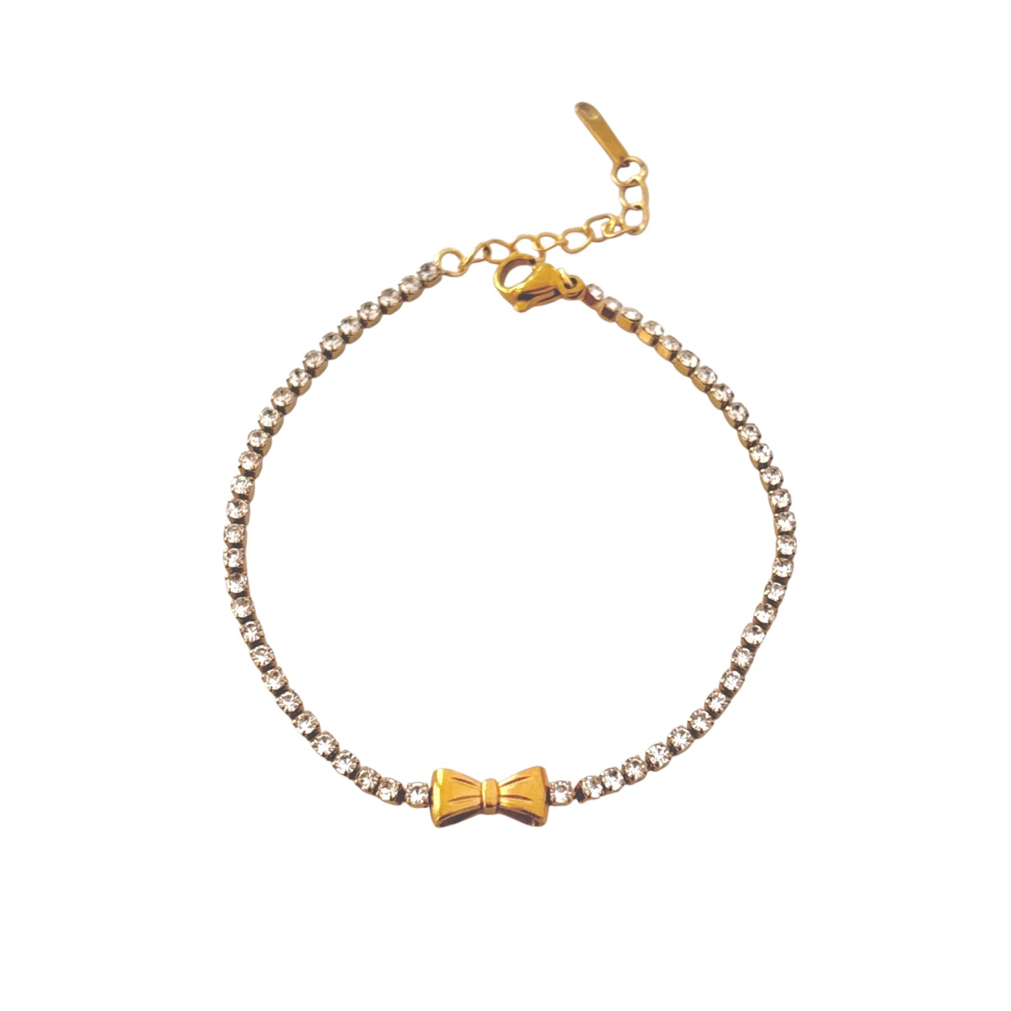 Petite Bow Tennis Bracelet