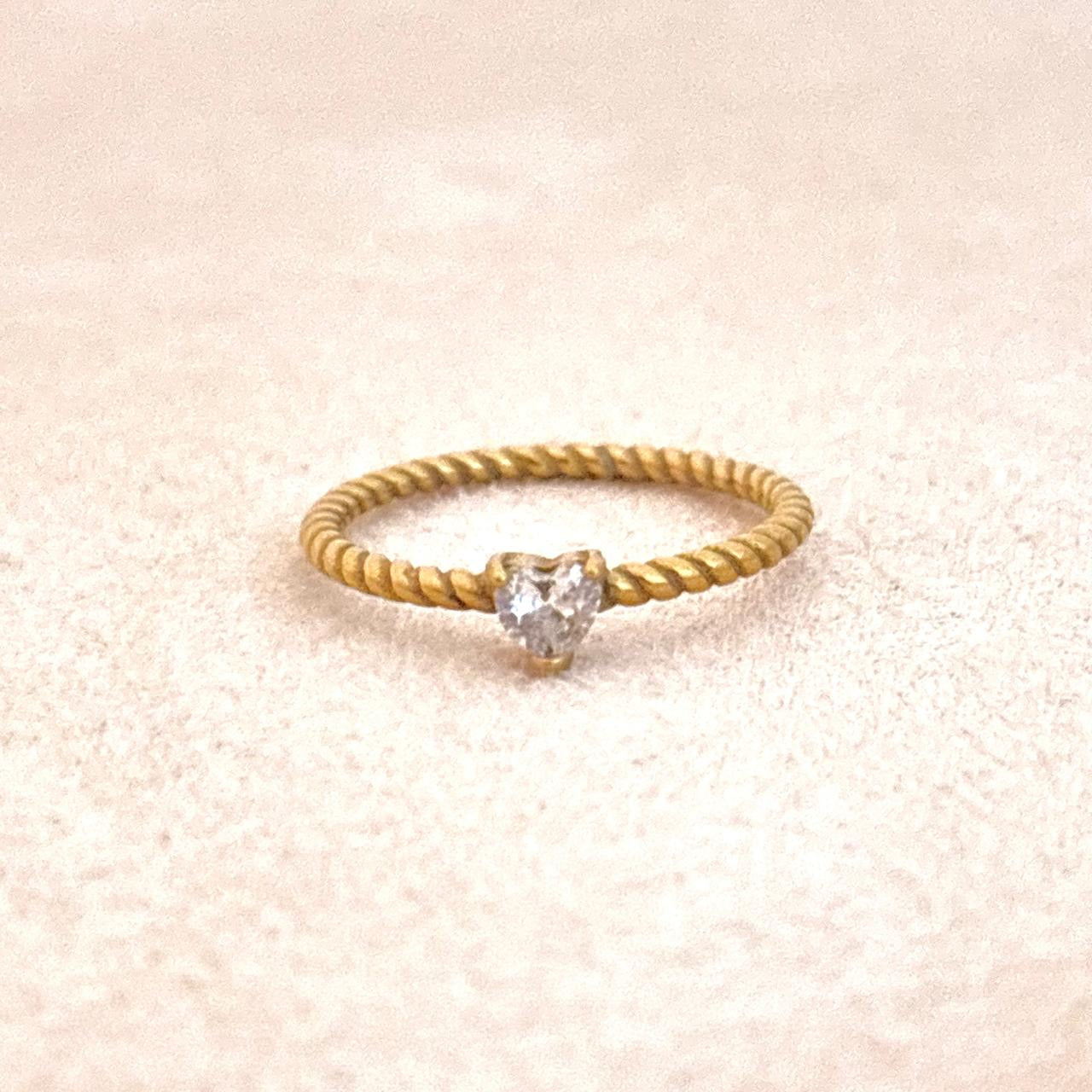 Paris Baby Heart Ring