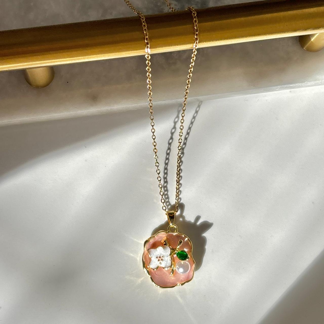 Rose Of Sharon Necklace