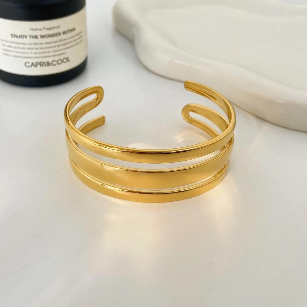 Jane Three Layered Cuff -18K