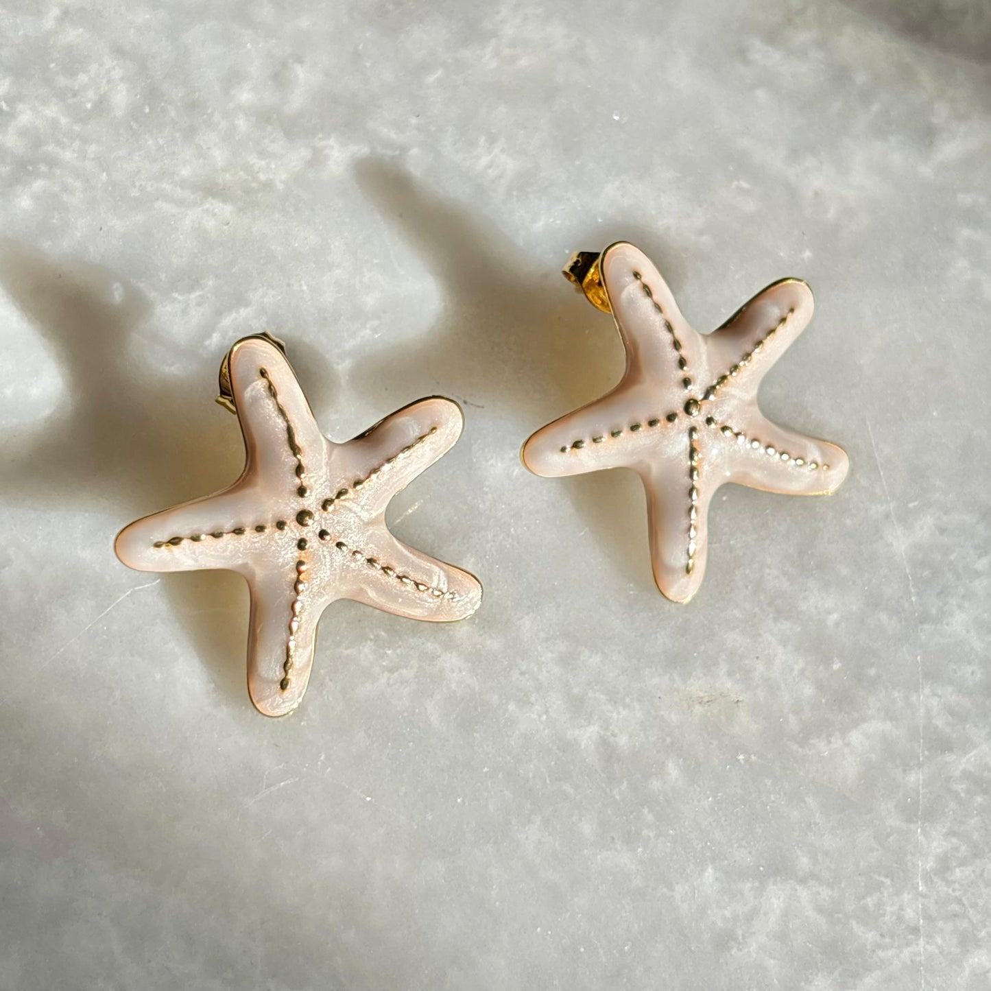 Starlétta Studs -Pearly White