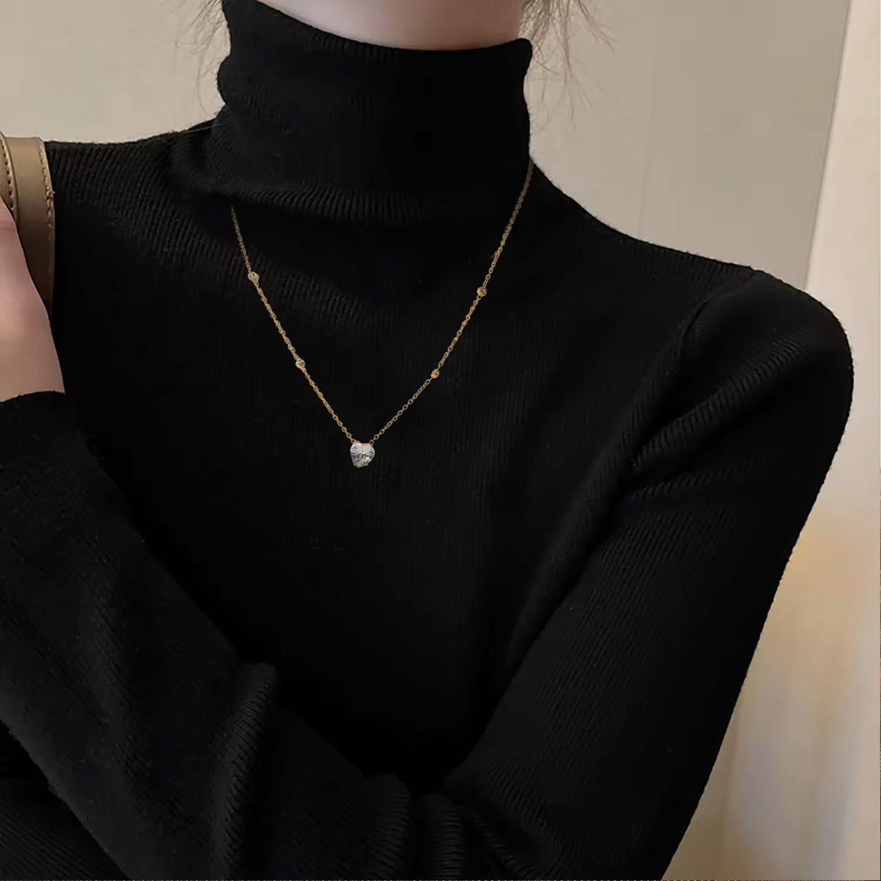 Heart Diamond Delight Necklace