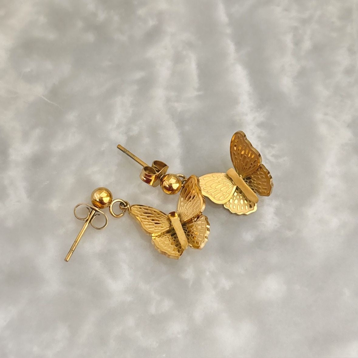 Flutter Charms Earrings -18K