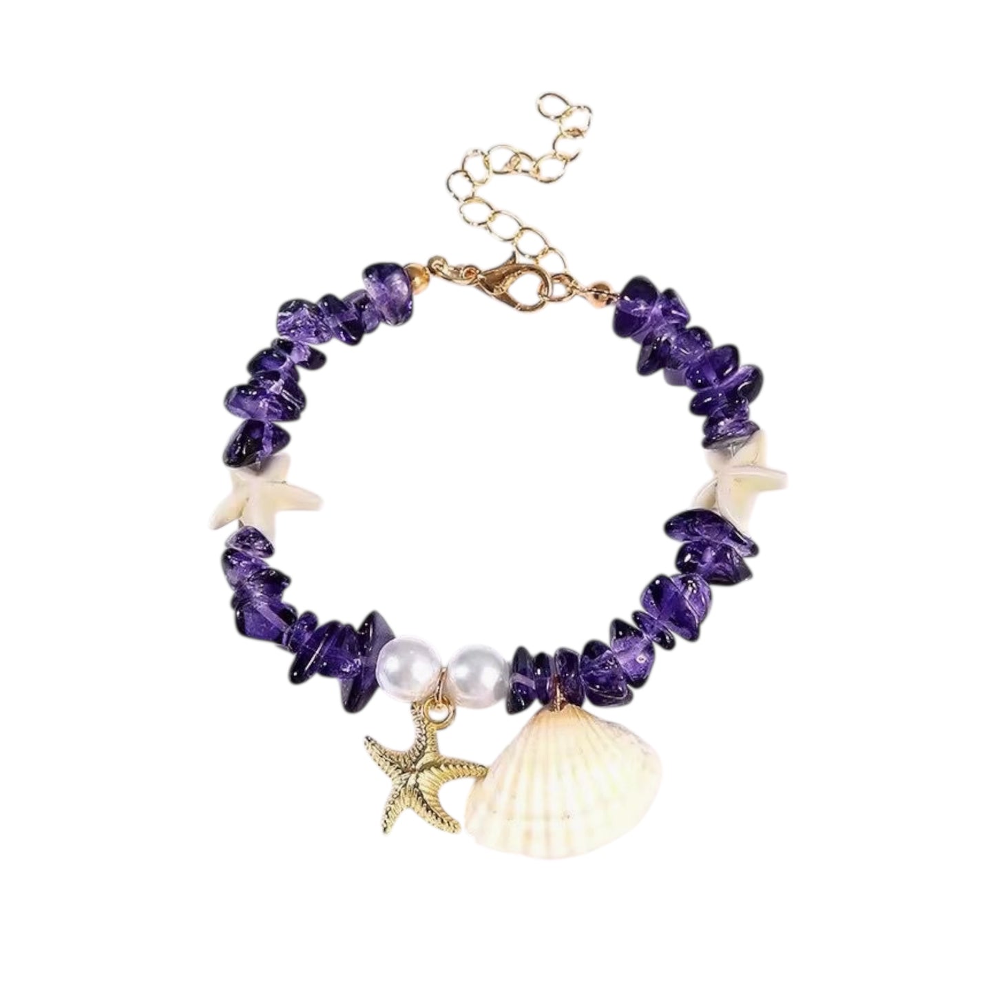 Starlight Coastal Bracelet -Purple