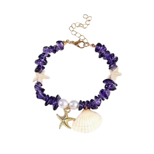 Starlight Coastal Bracelet -Purple