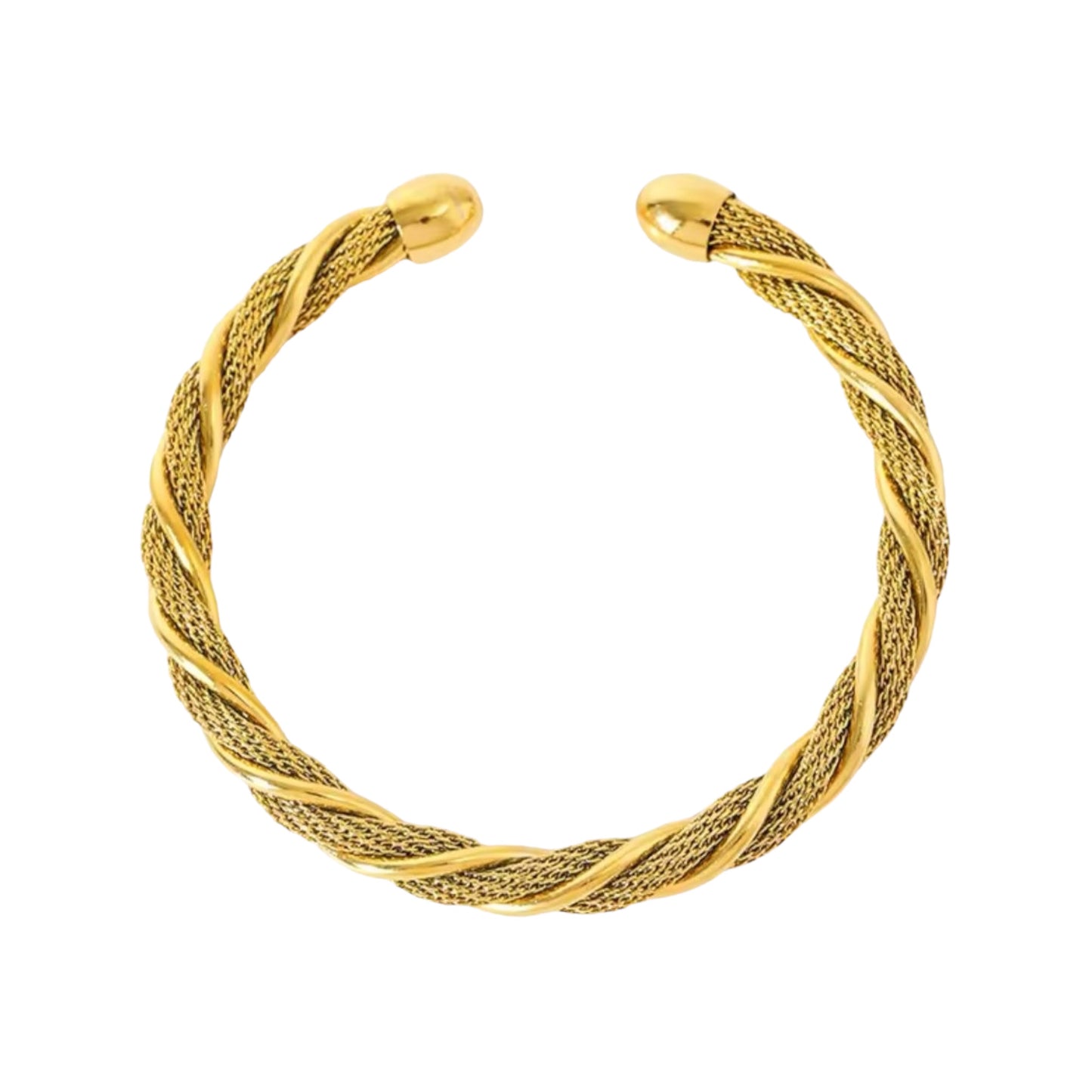 Luxe Twisted Bracelet -18K