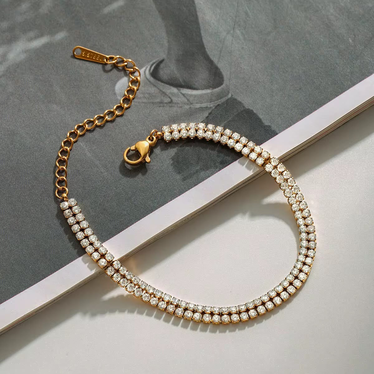 Maison LUX Layered Tennis Bracelet