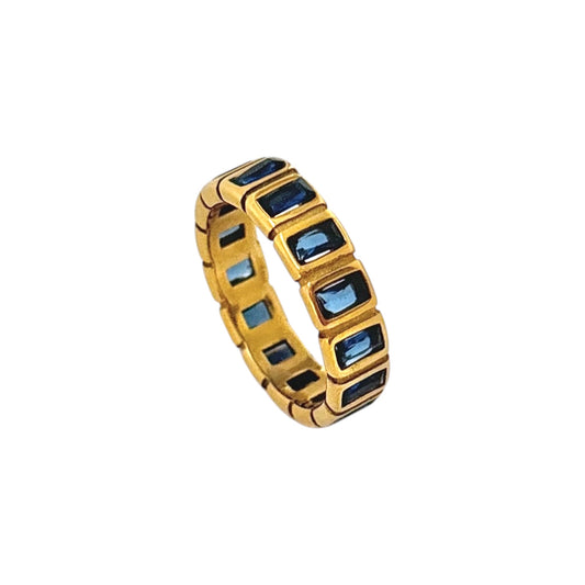 Nebula Navy Blue Ring