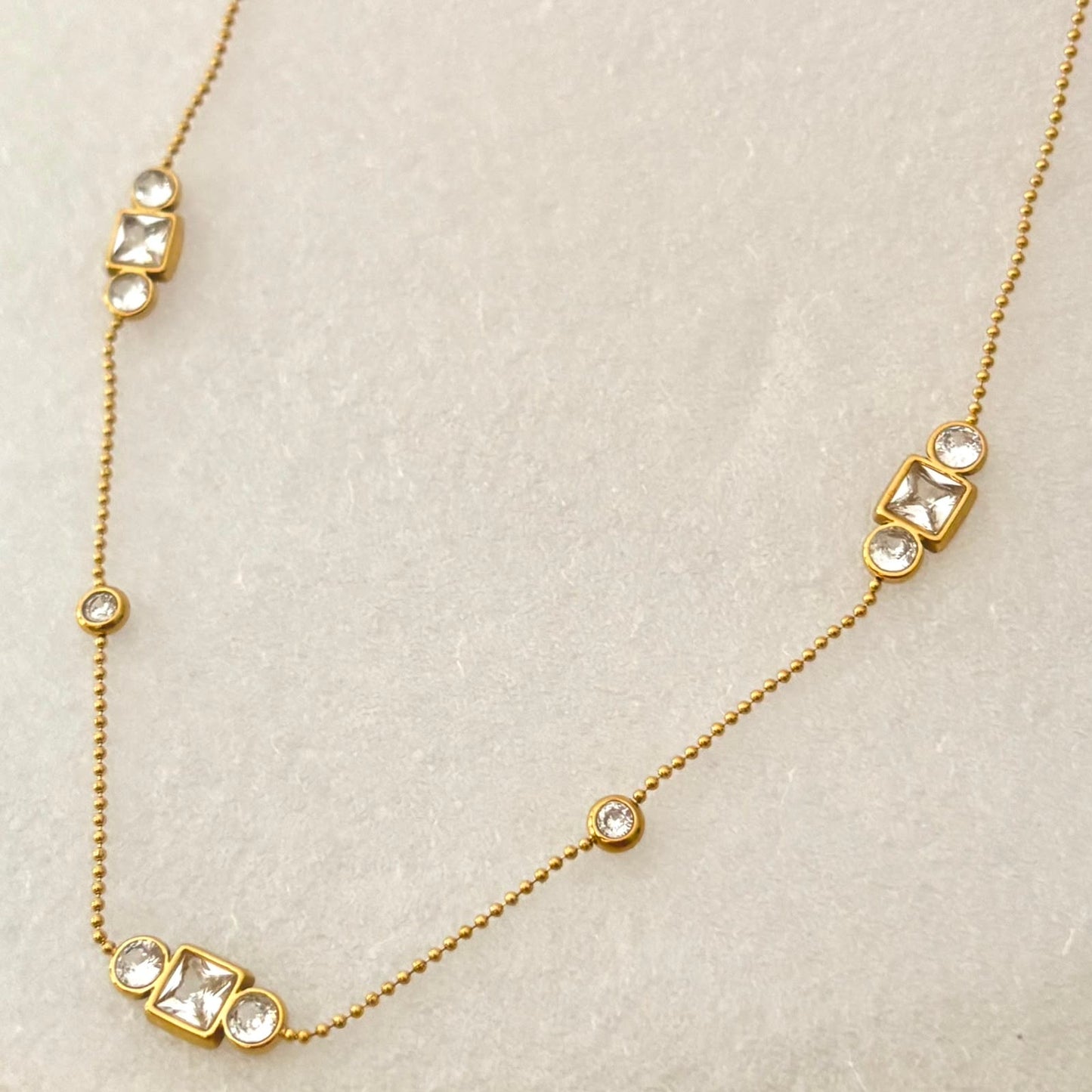 Stella Diamonds Charm Necklace