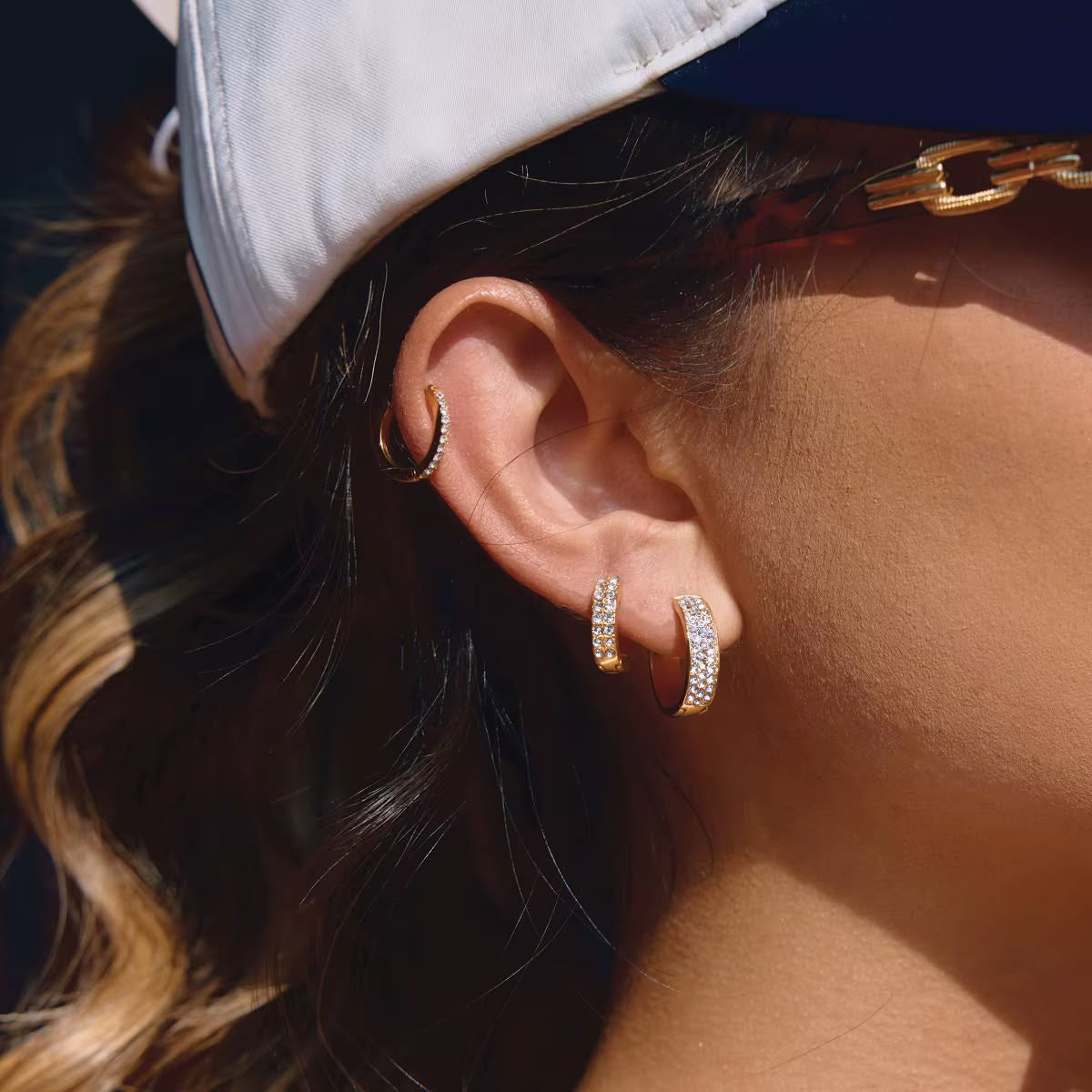 Amelia Dainty Zircon Hoops