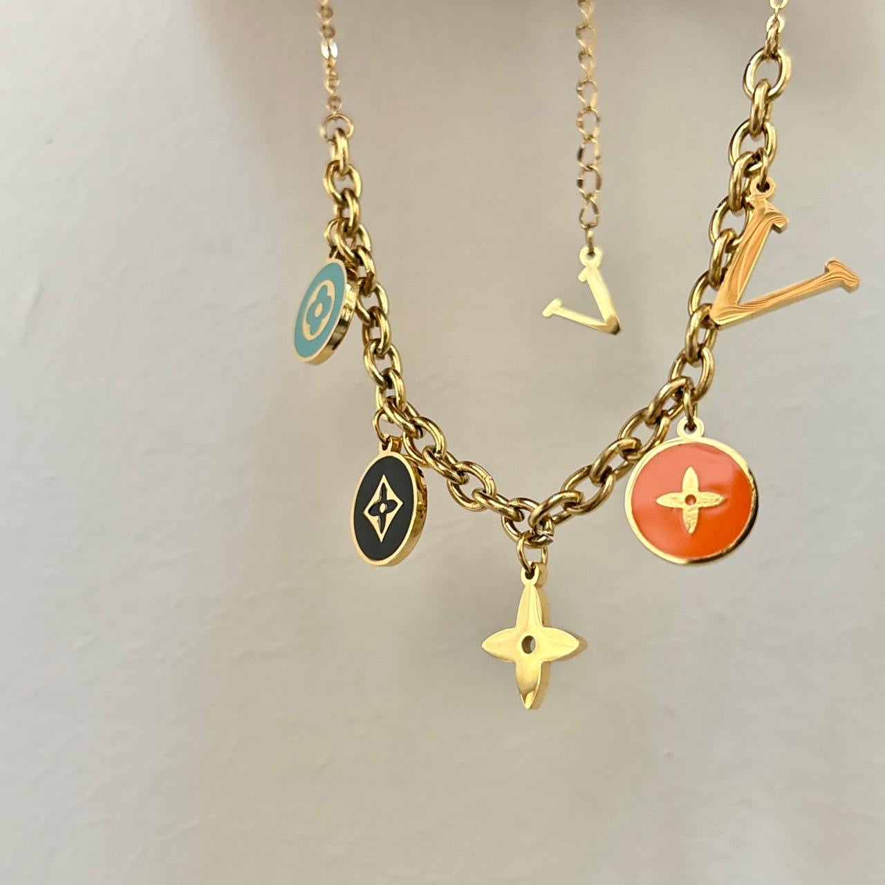 Blossom Star Multi Charm Necklace