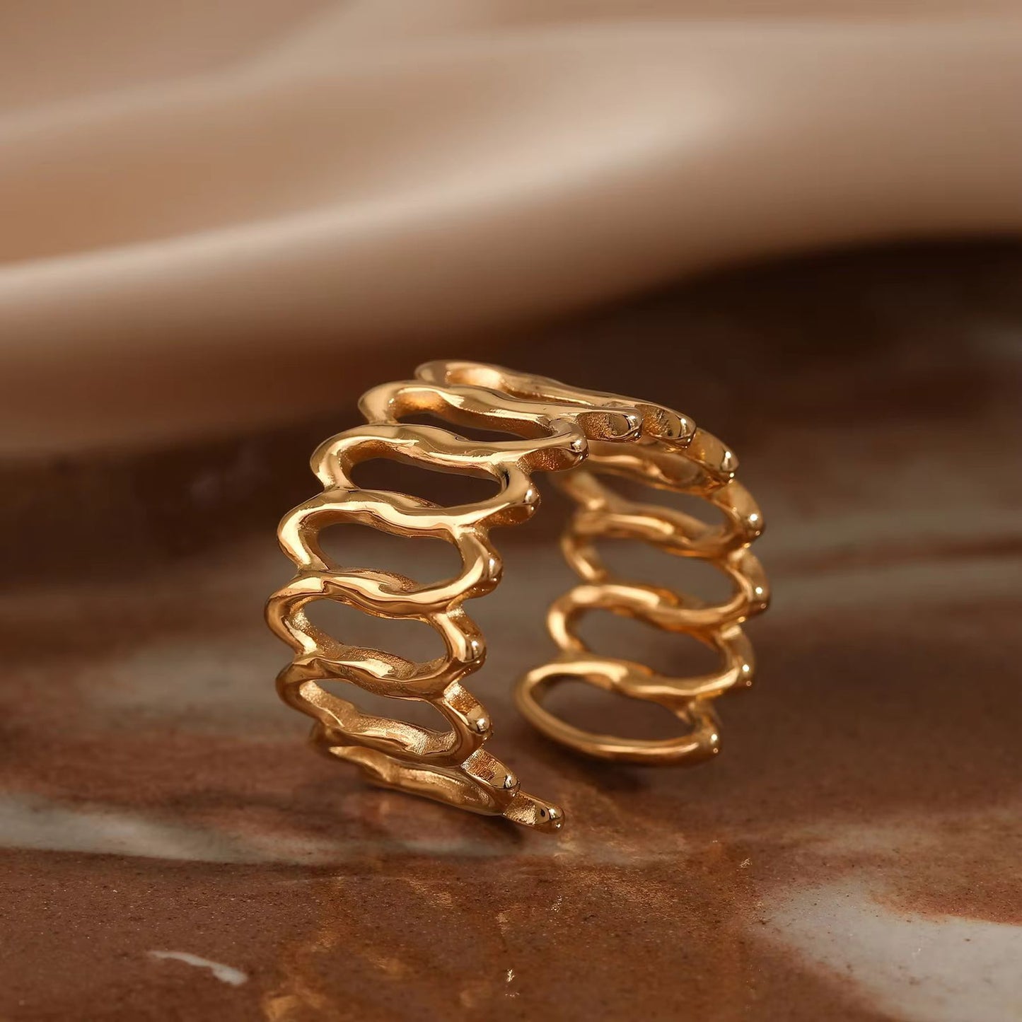 Crinkled Ring