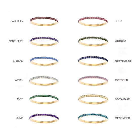 Birthstone Ring -18K