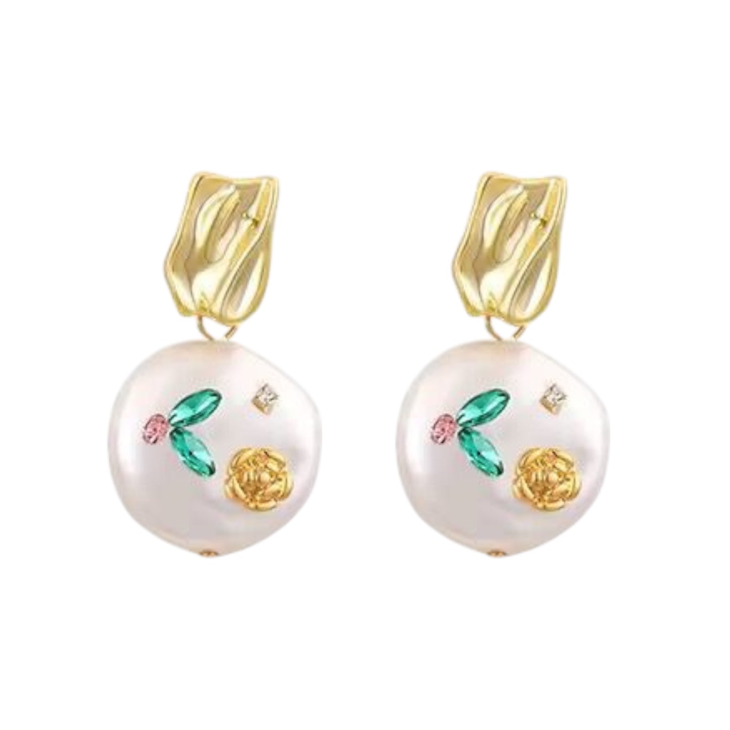Pearl X Gem Delight Studs