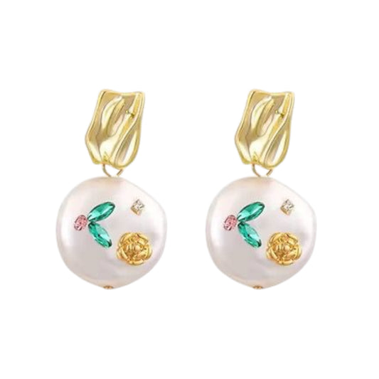 Pearl X Gem Delight Studs