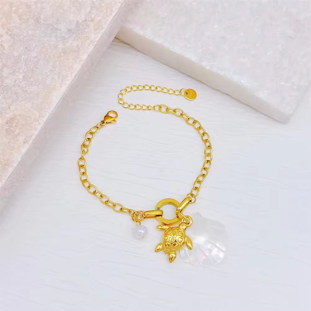 Coastal Gleam Charm Bracelet