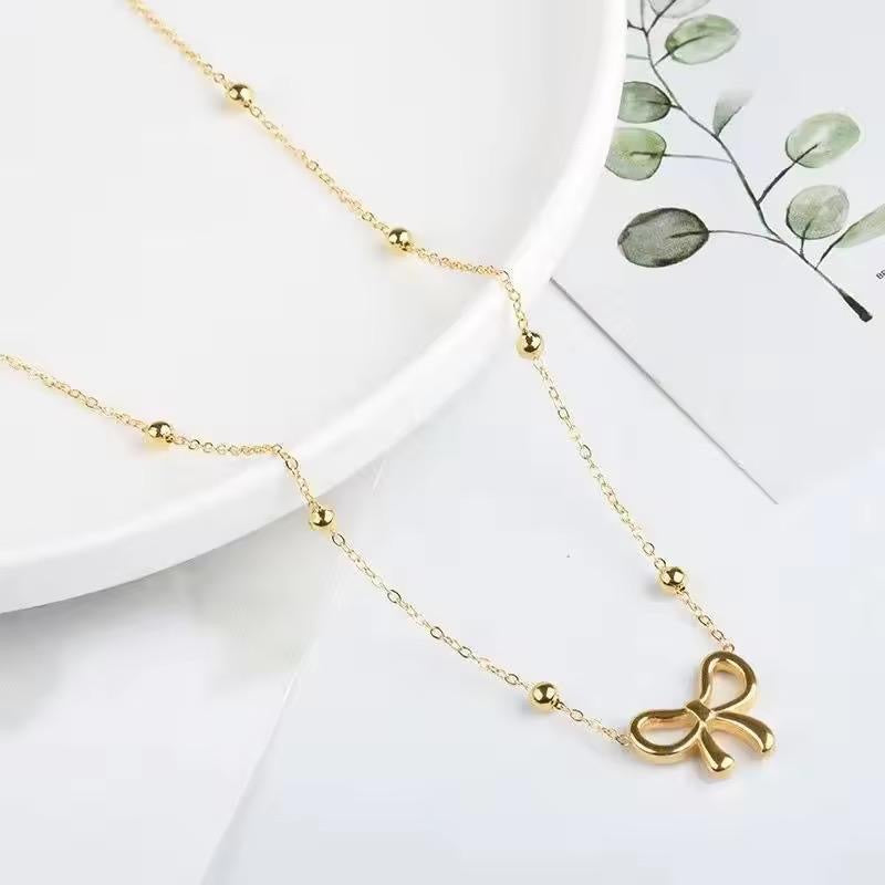 Little Sweetheart Bow Necklace