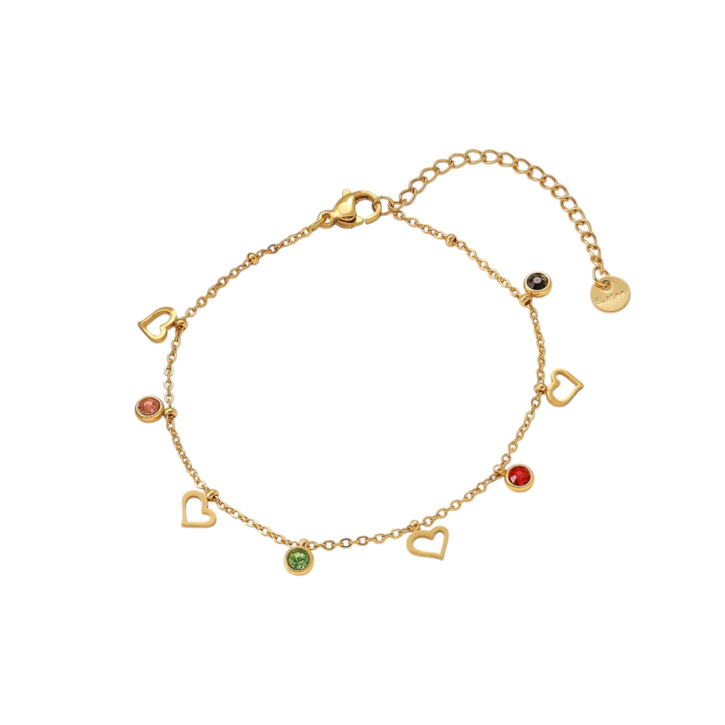 Ella Heart Anklet