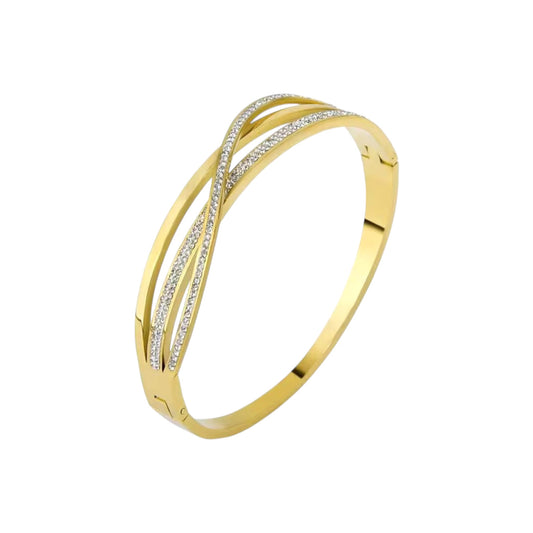 Glitzy Wave Bracelet