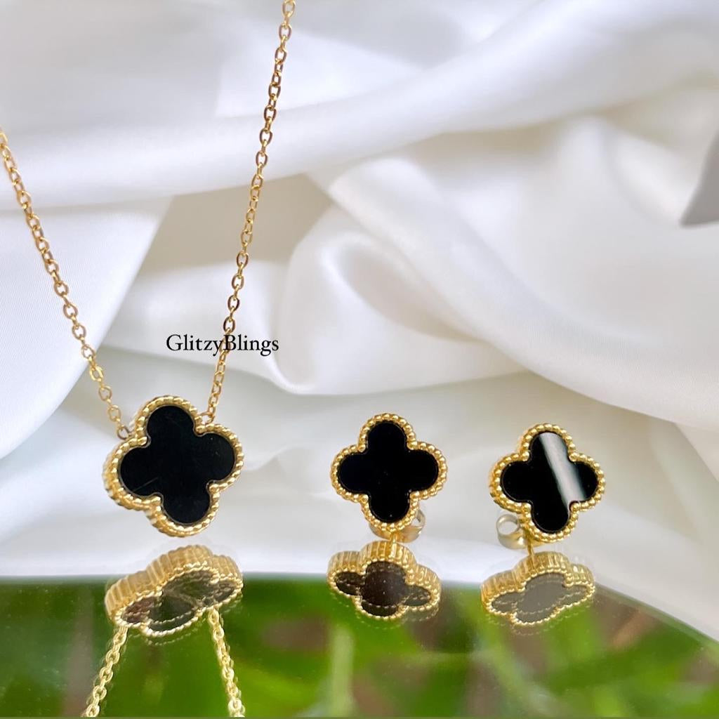 The Luxe Black Clover Set