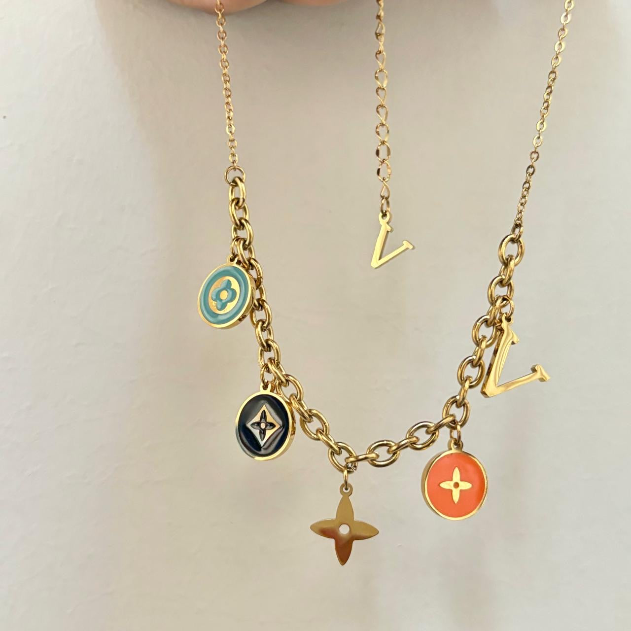 Blossom Star Multi Charm Necklace