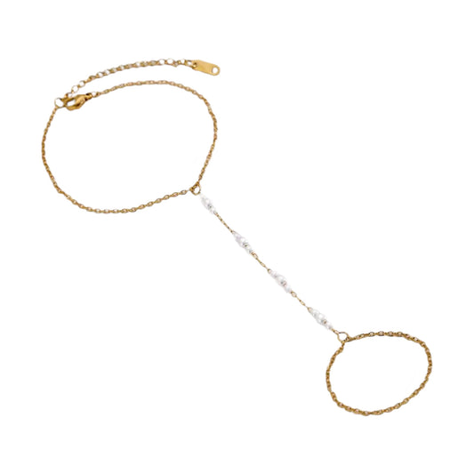 Irene Perle Hand Chain