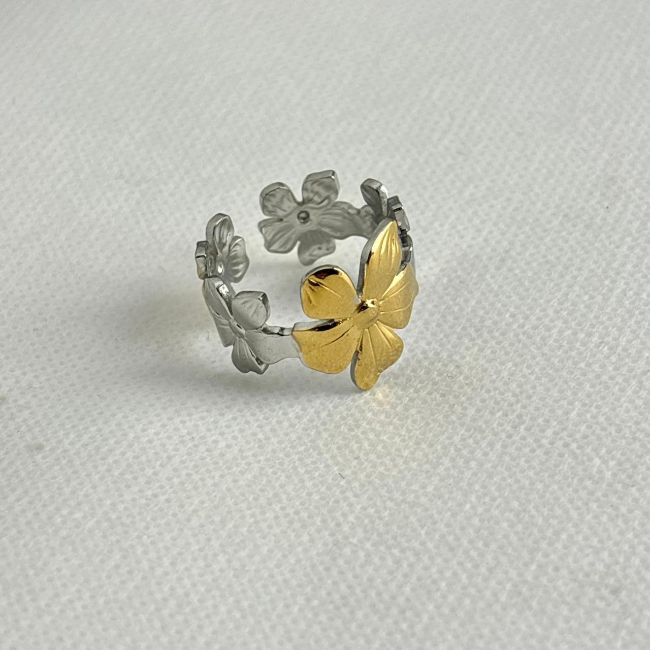 Flora Bloom Ring -Mix Tone