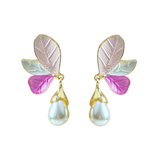Petal Earrings -Pink Affair