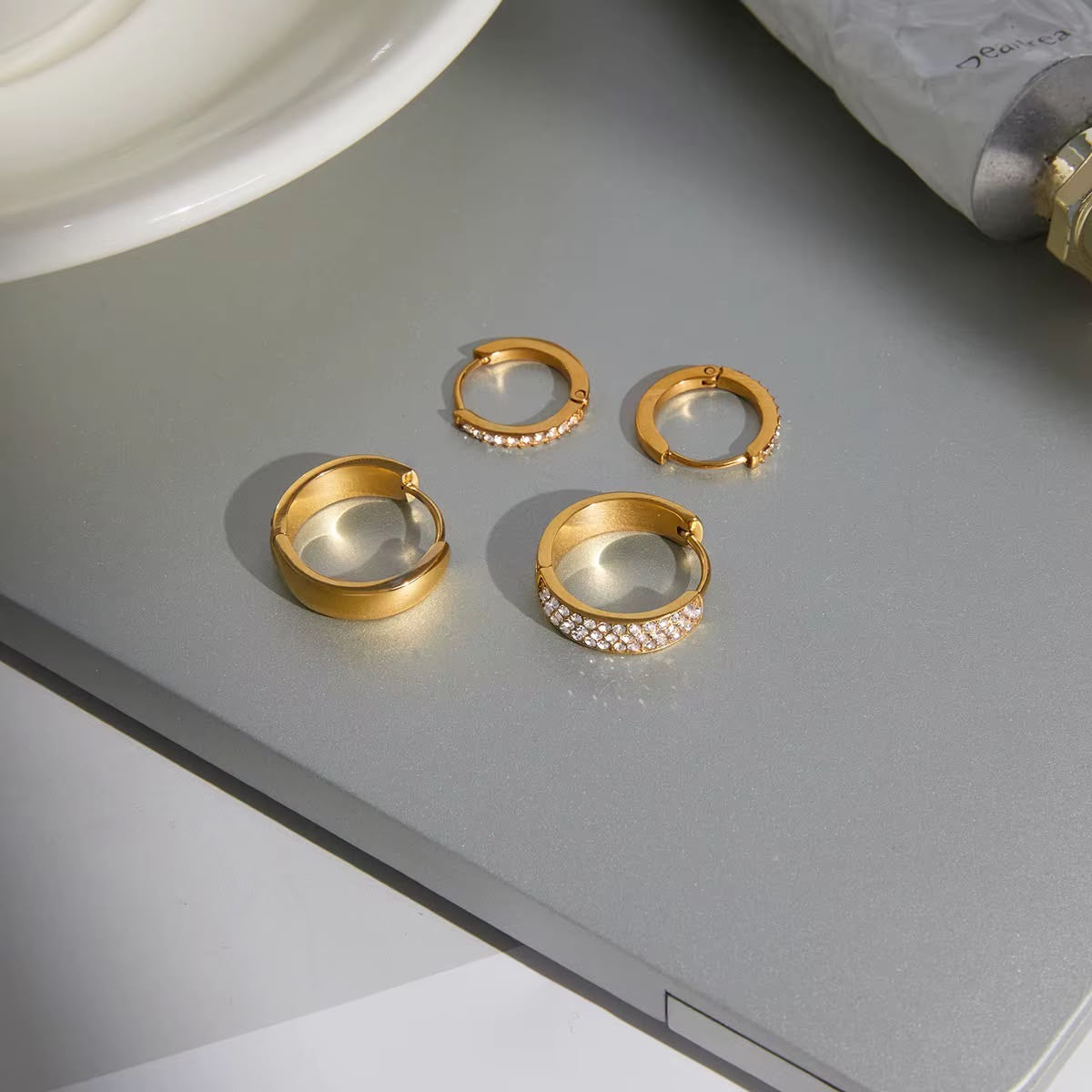 Amelia Dainty Zircon Hoops