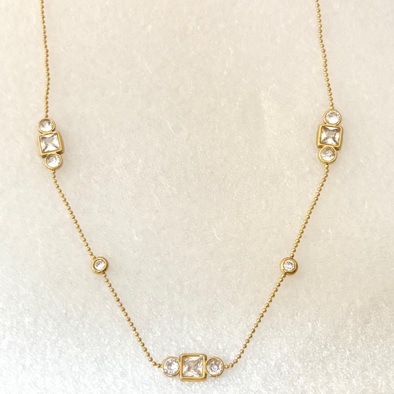 Stella Diamonds Charm Necklace