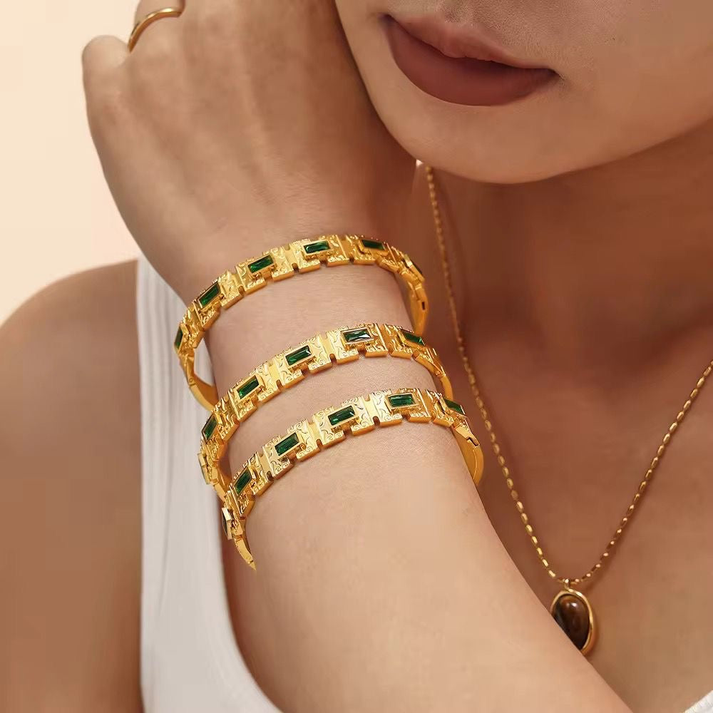 Emerald Gem Bracelet