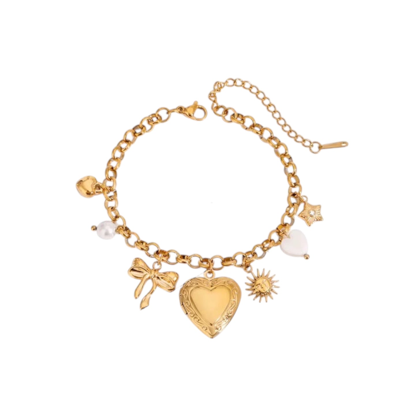 Whimsy Vintage Charm Bracelet
