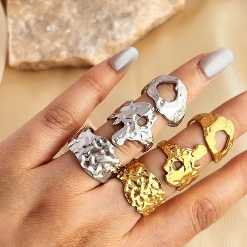 Hammered Band Ring