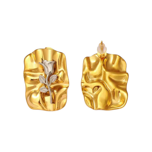 Rosa Crushed Studs