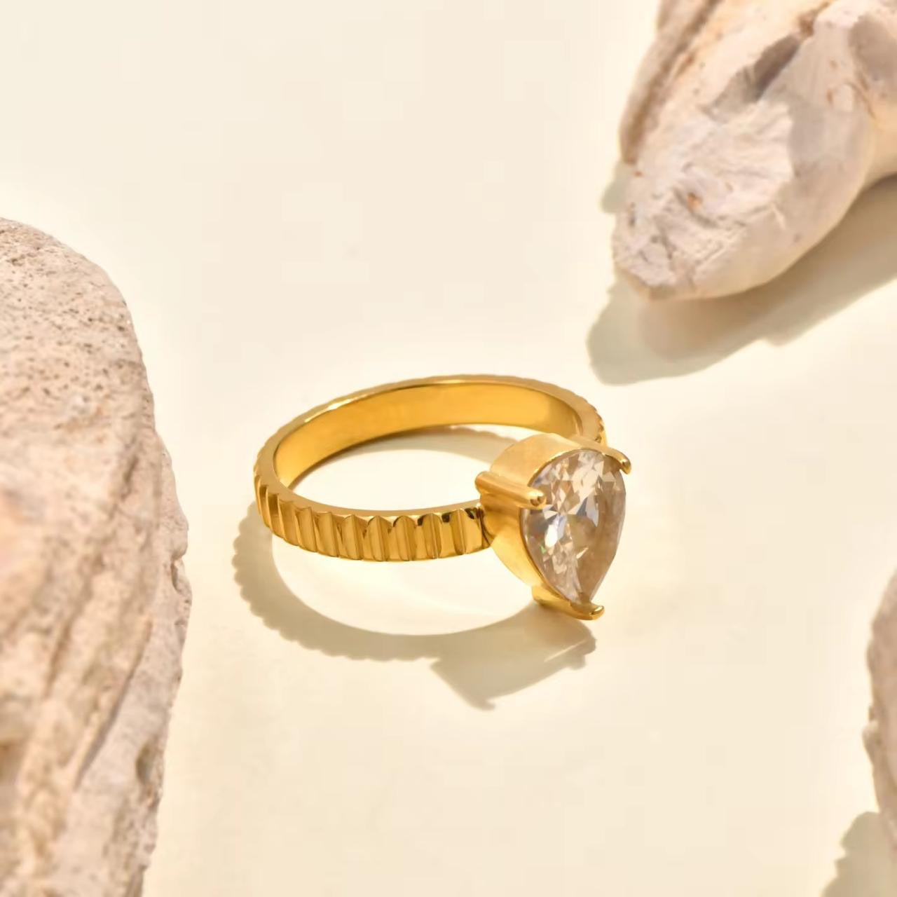 Pear Cut Ring