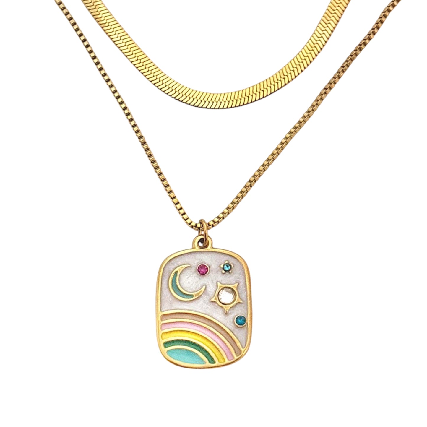 Pastel Dreams Layered Necklace