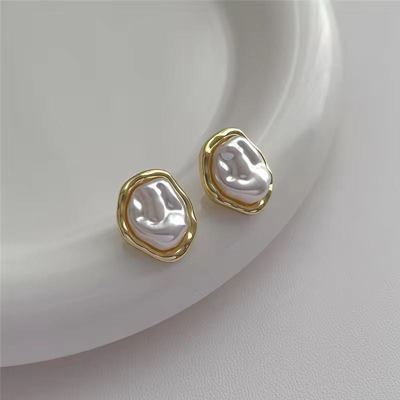 Baroque Pearl Studs
