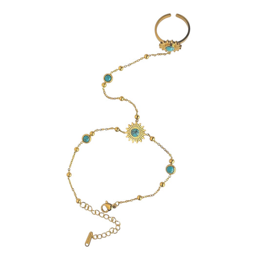 Turquoise Hand Chain