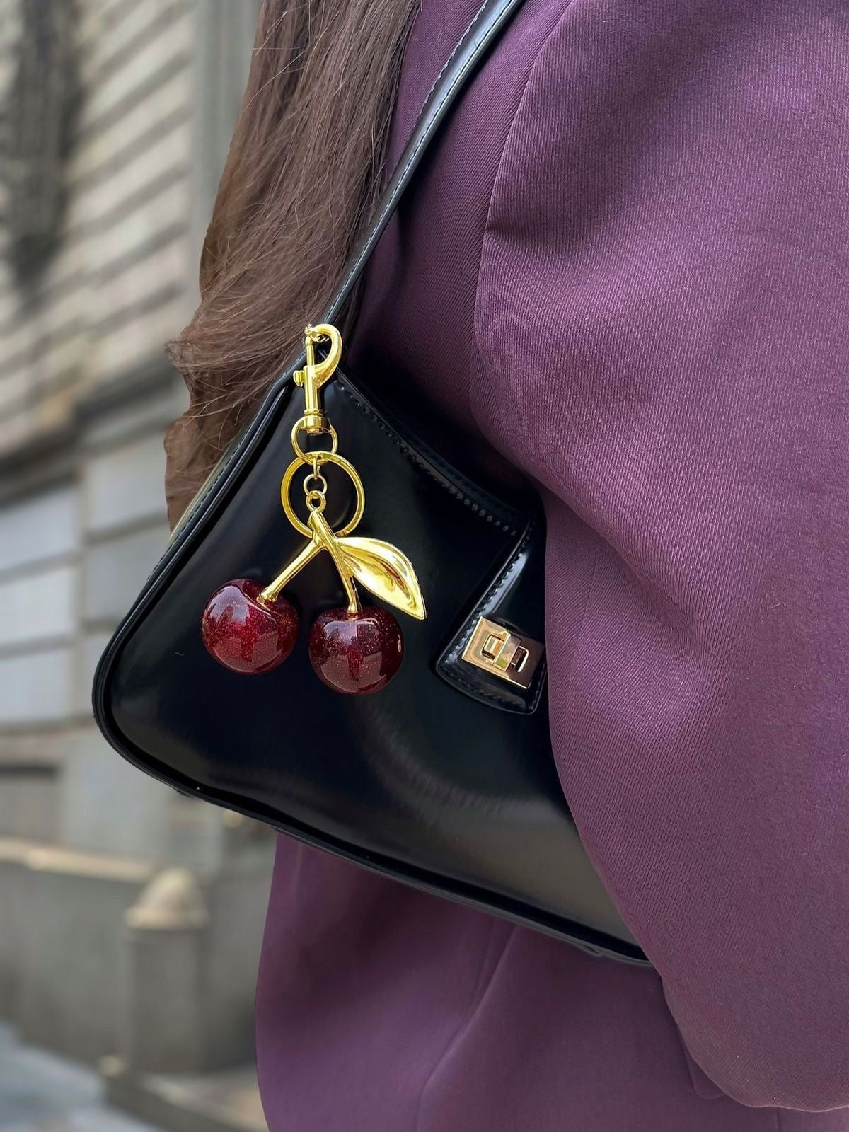 Cherry Charm Keychain / Bag Charm
