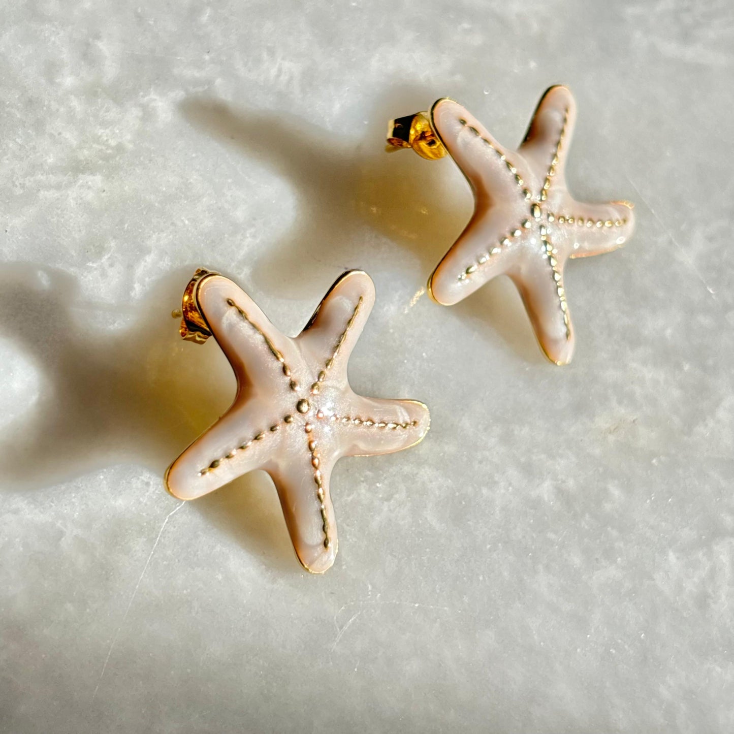 Starlétta Studs -Pearly White