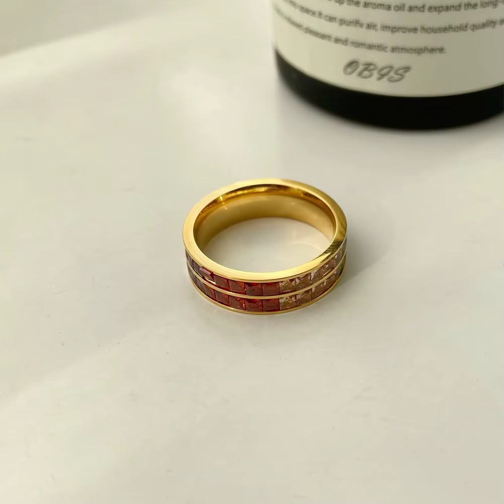 Rainbow Tennis Ring