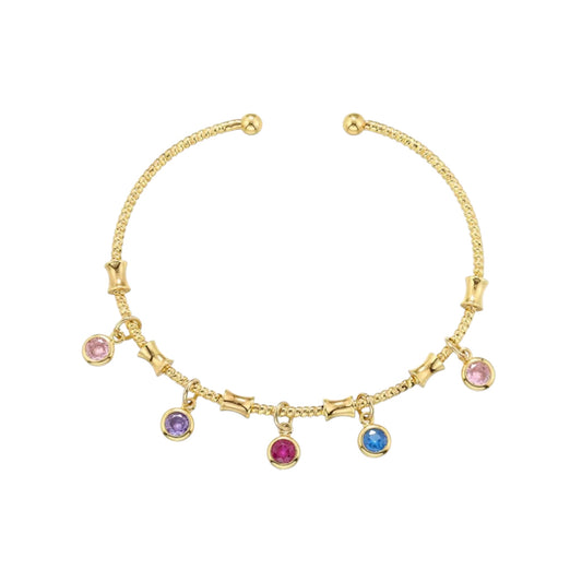 Petite Gem Charm Cuff