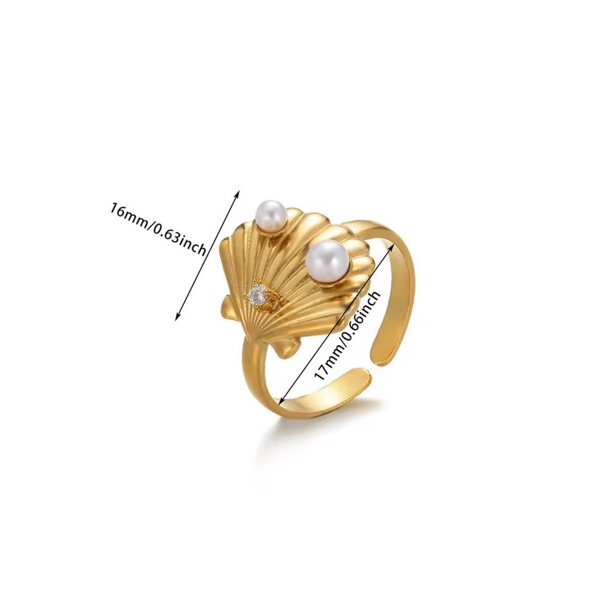 Shell Treasure Ring