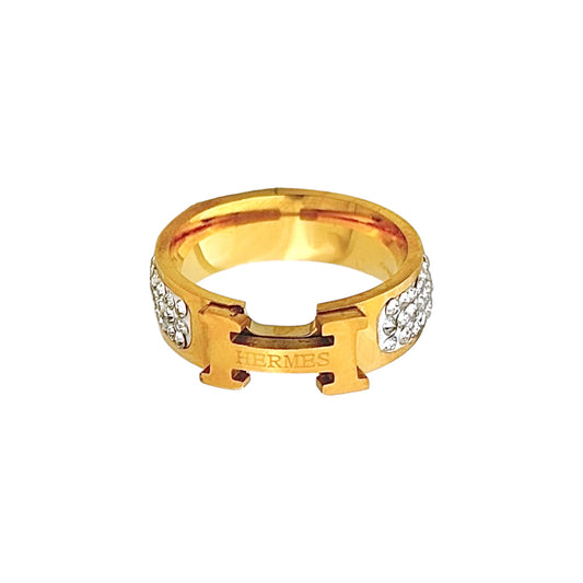 H-Diamantés Luxe Ring