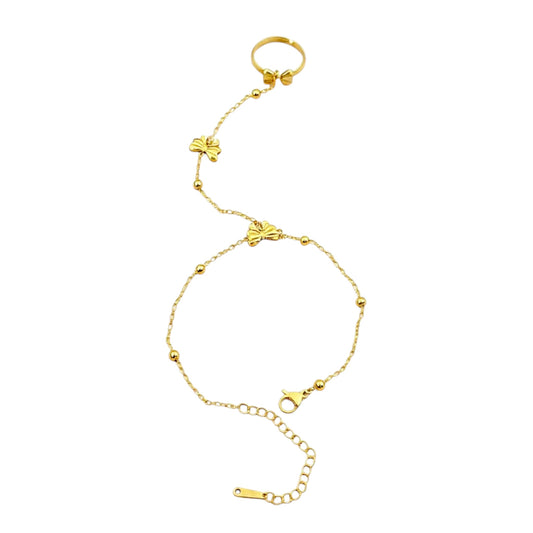 Disty Bow Hand Chain