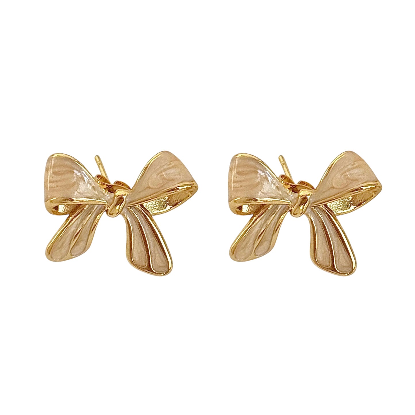 Baby Coquette Bow Studs
