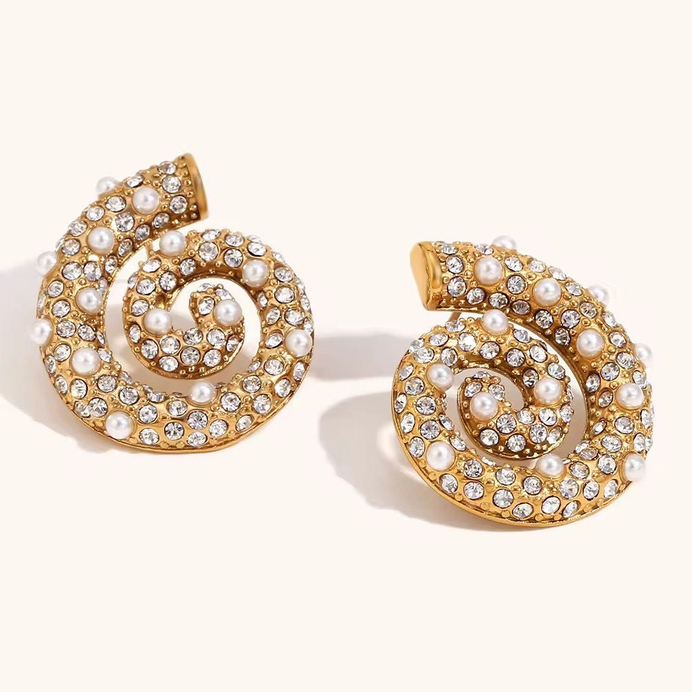 Blingy LUX Shell Studs