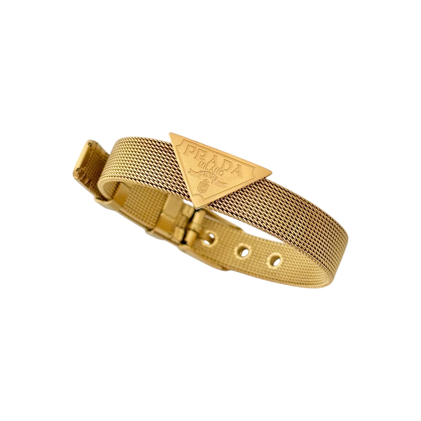 Luxe P-Thick Mesh Belt Bracelet -18K