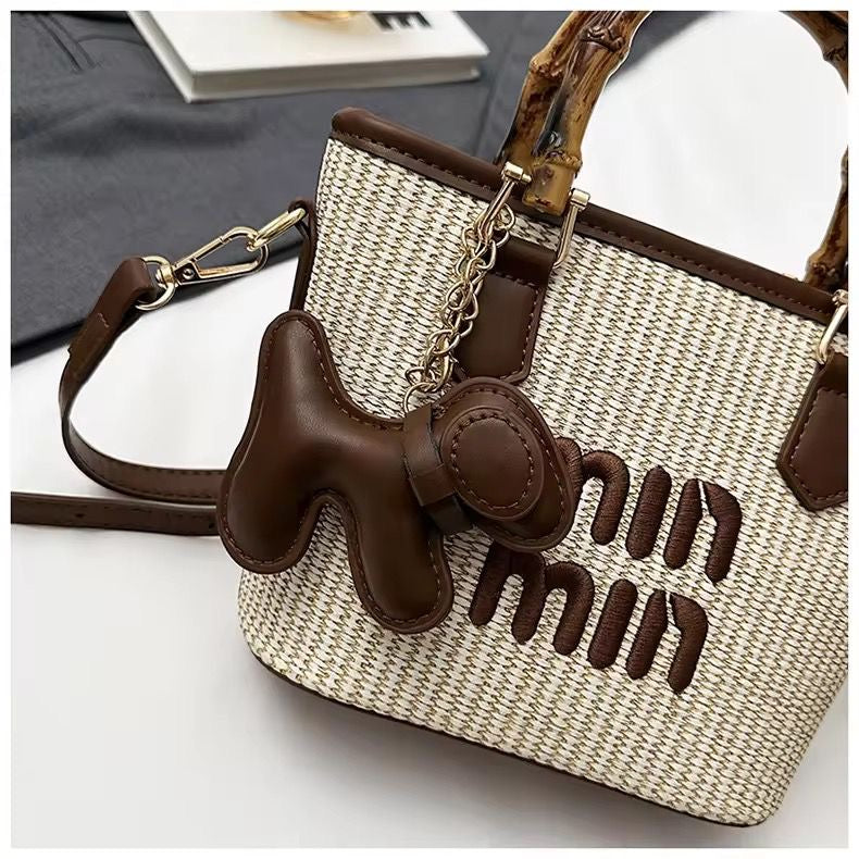MM LUX Cross Body Bag -With Doggy Charm